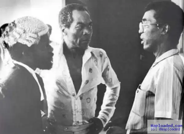 Check Out This Throwback Photo Of Femi Falana, Fela & Beko Kuti